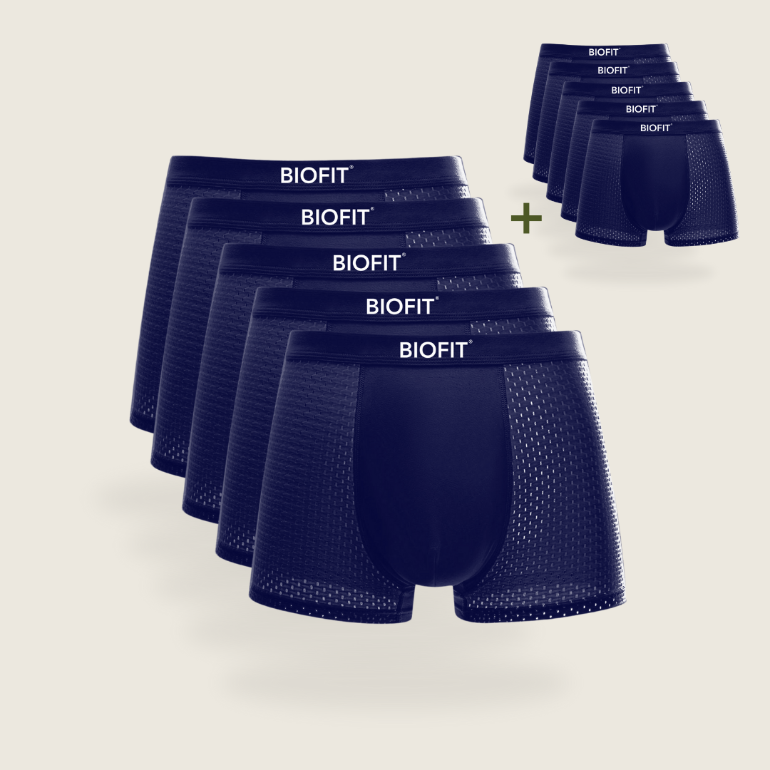 Boxers BIOFIT® de bambú paquete de 5 azul | + 5 GRATIS