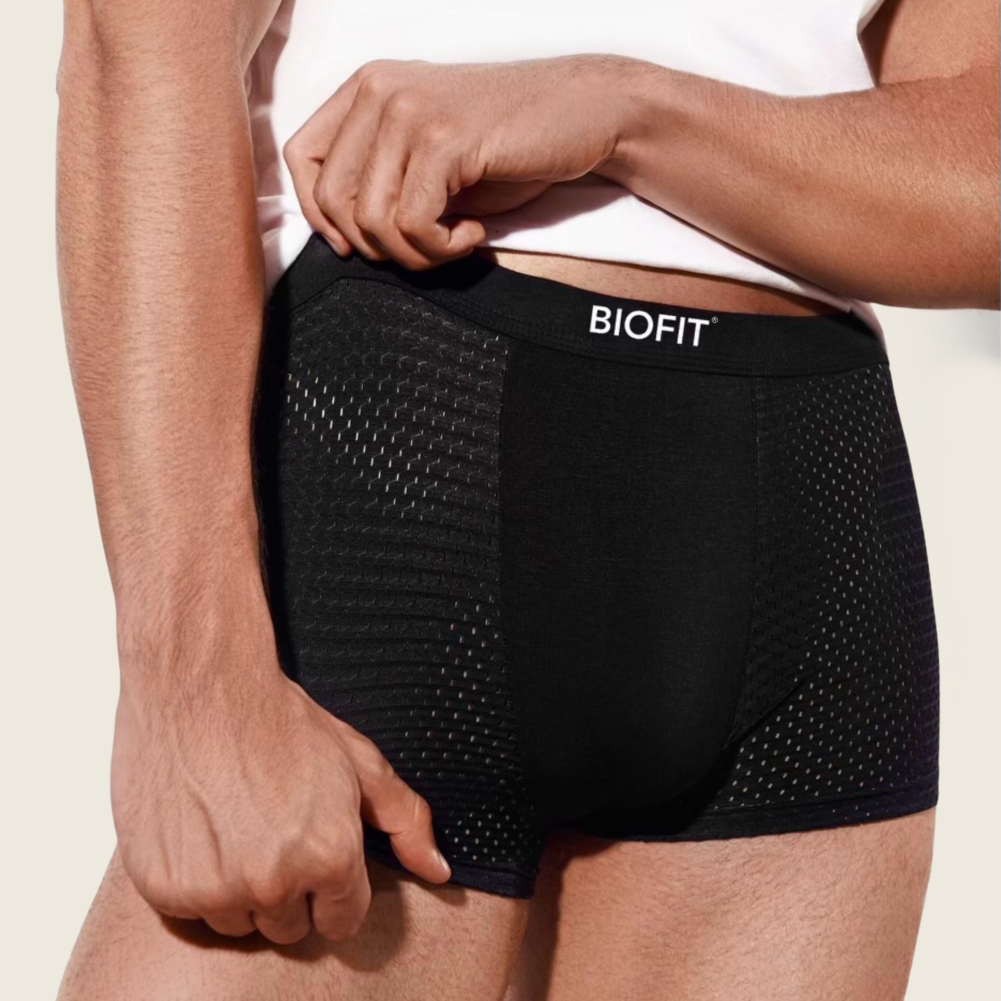 Boxers BIOFIT® de bambú paquete de 5 negros | + 5 GRATIS